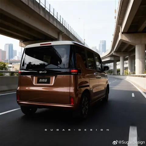 最实用的方盒子 博主绘制比亚迪纯电K-Car效果图：国内太罕见